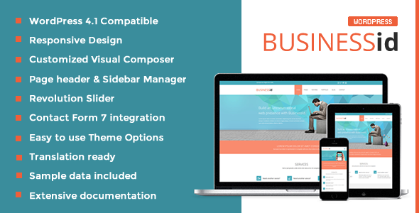 BusinessId – Responsive Business WordPress Theme