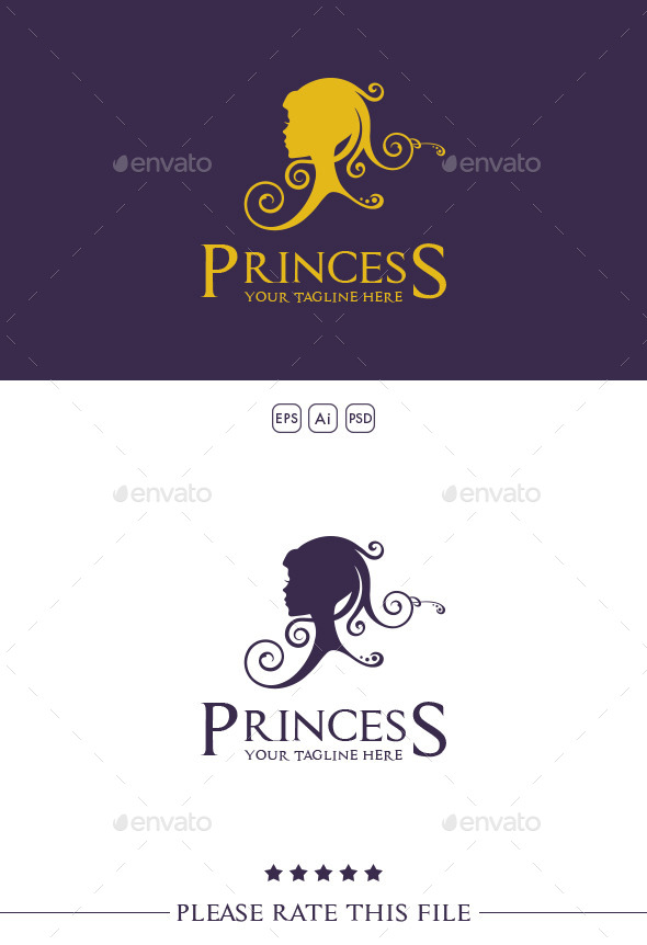 GraphicRiver Princess Logo 10350722 GraphicRiver Princess Logo 10350722
