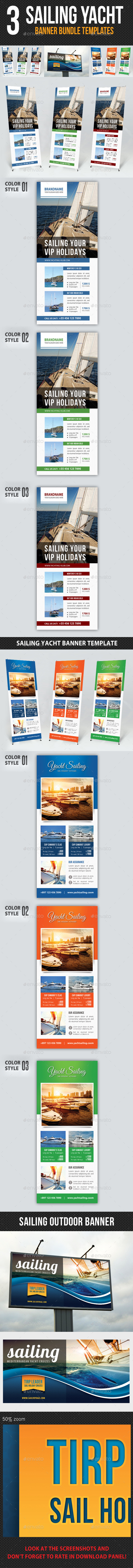 GraphicRiver 3 in 1 Sailing Yacht Banner Bundle 02 10350981 GraphicRiver 3 in 1 Sailing Yacht Banner Bundle 02 10350981