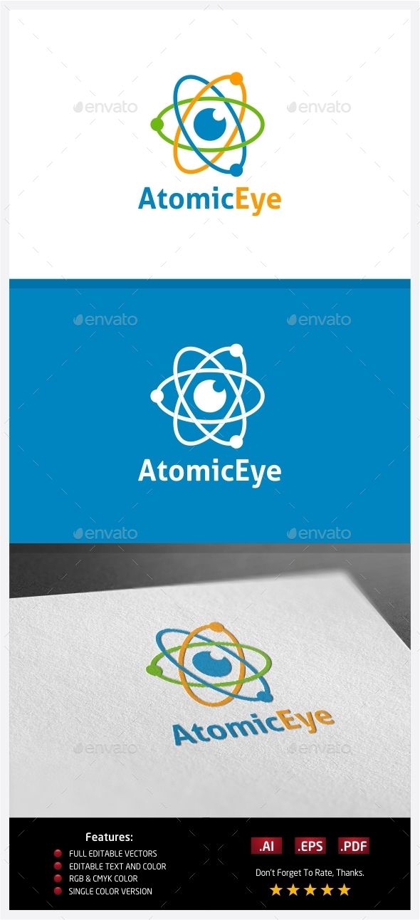 Atomic Eye Logo (Symbols)