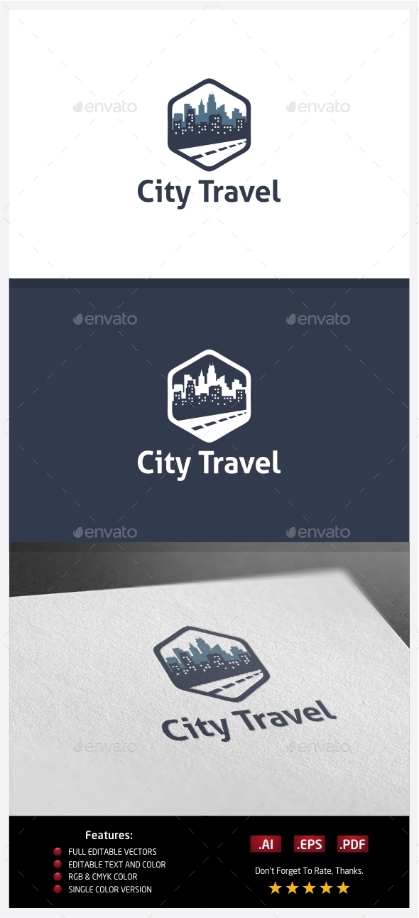 City Travel Logo (Buildings)