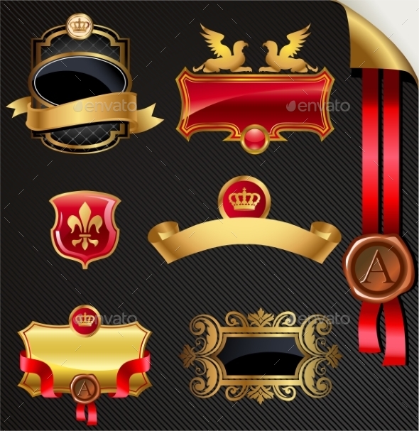 GraphicRiver Ornate Decorative Golden Frames 10352220 GraphicRiver Ornate Decorative Golden Frames 10352220