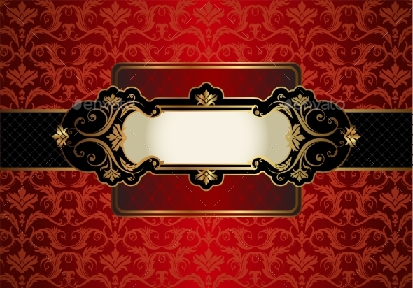 GraphicRiver Vintage Gold Frame 10352460 GraphicRiver Vintage Gold Frame 10352460