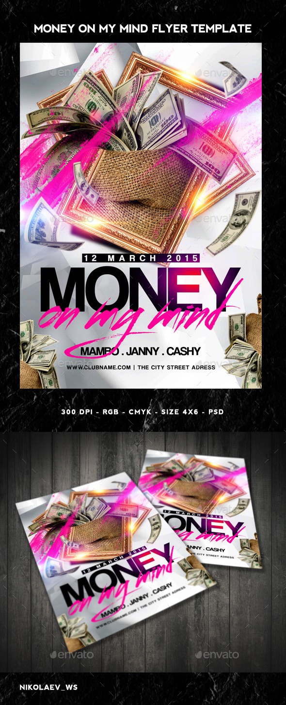 GraphicRiver Money on my Mind Flyer 10352654 GraphicRiver Money on my Mind Flyer 10352654
