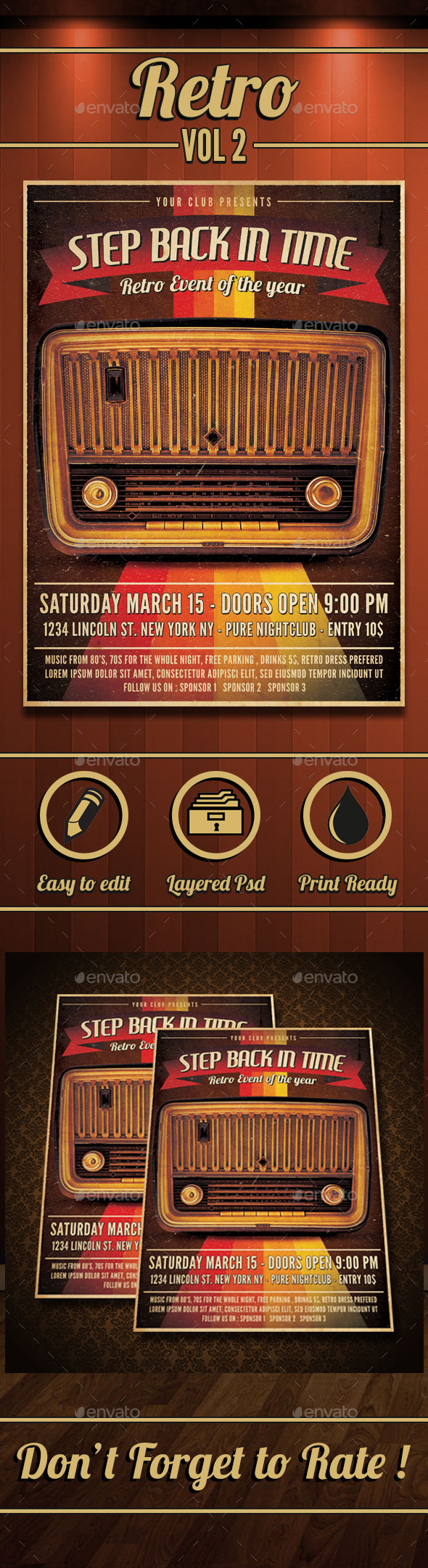 GraphicRiver Retro Flyer Vol 2 10319539 GraphicRiver Retro Flyer Vol 2 10319539