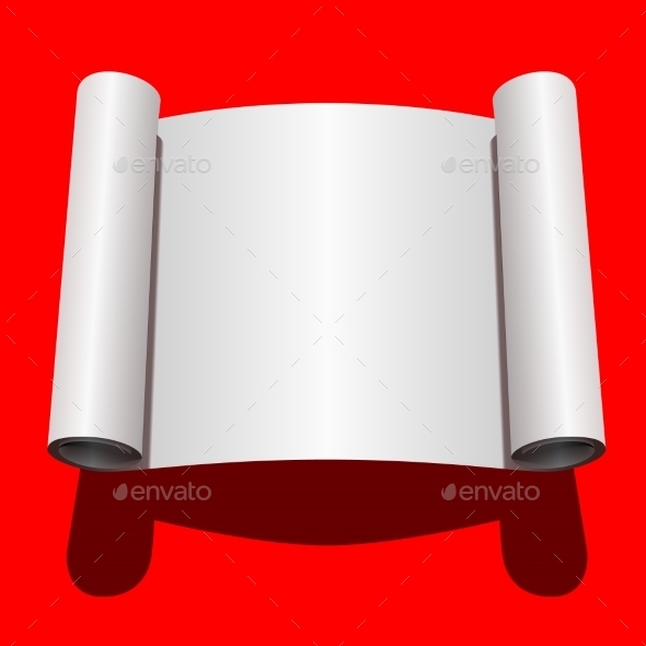 GraphicRiver Roll of Blank White Paper 10353098 GraphicRiver Roll of Blank White Paper 10353098