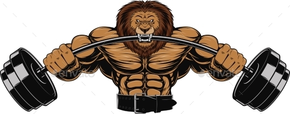 GraphicRiver Angry Lion 10353637 GraphicRiver Angry Lion 10353637