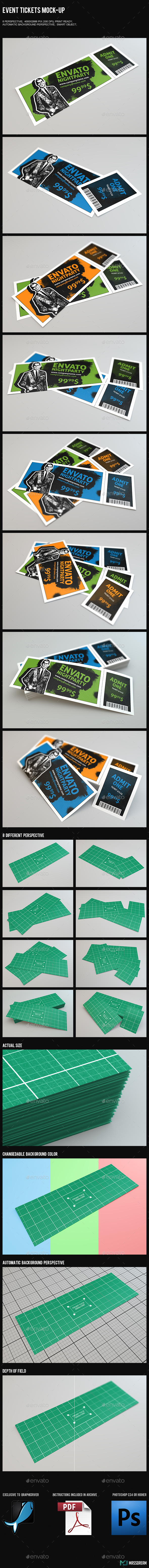 GraphicRiver Event Tickets Mock-Up 10354258 GraphicRiver Event Tickets Mock-Up 10354258