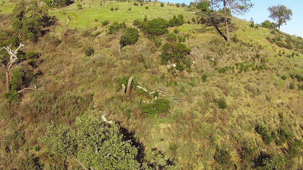 Aerial View Flying up a Mountains Aerial View Flying up a Mountains