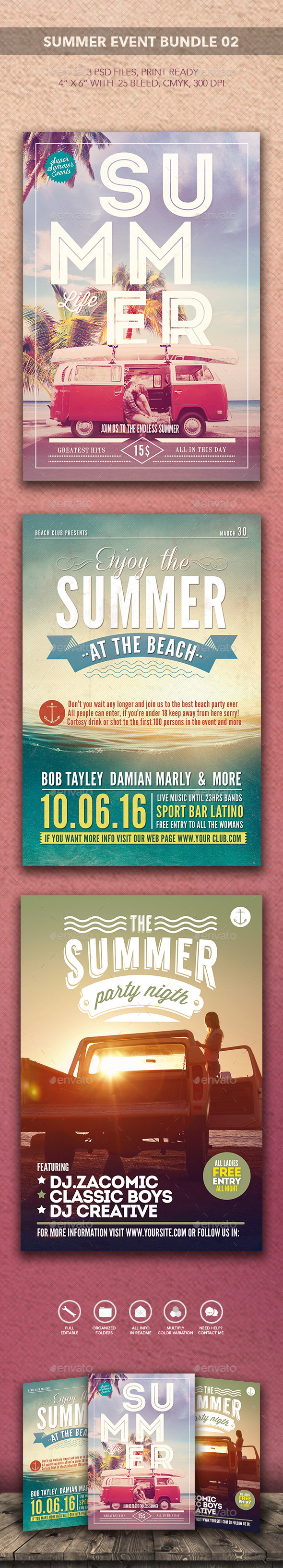 GraphicRiver Summer Event Bundle 02 10354987 GraphicRiver Summer Event Bundle 02 10354987