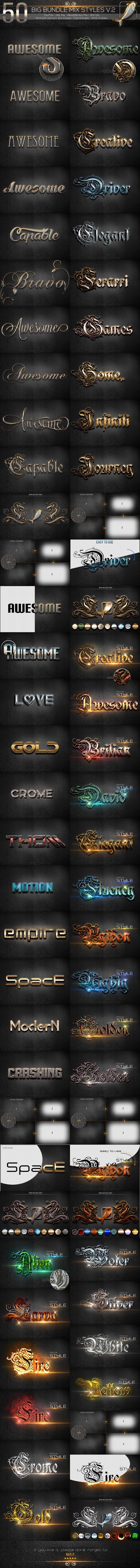 GraphicRiver 50 Bundle Mix Styles v.2 10287541 GraphicRiver 50 Bundle Mix Styles v.2 10287541