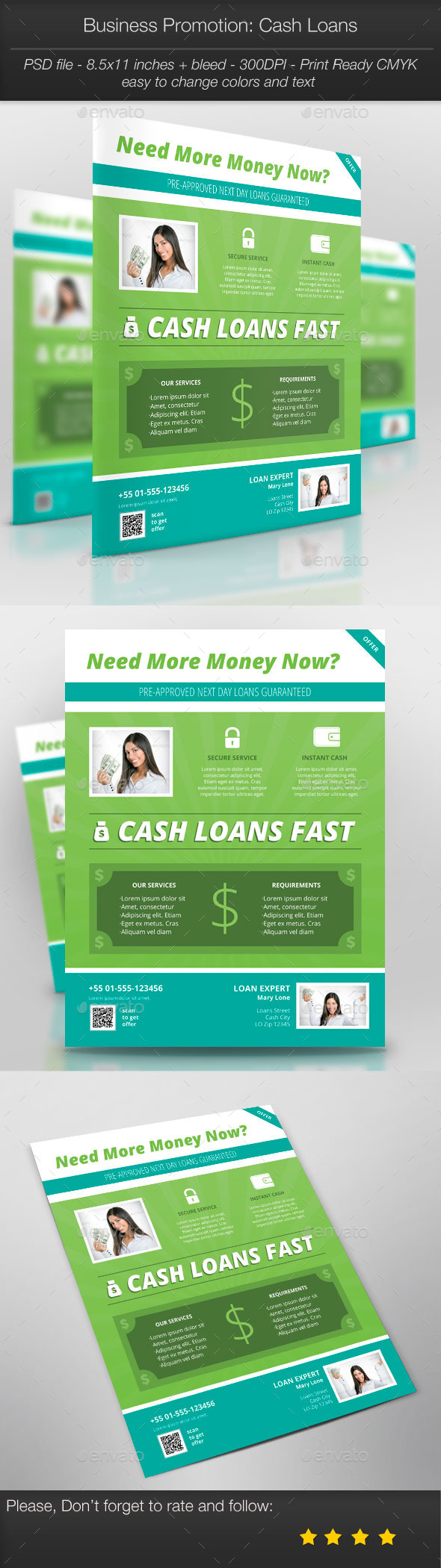 GraphicRiver Business Promotion Cash Loans 10356215 GraphicRiver Business Promotion Cash Loans 10356215