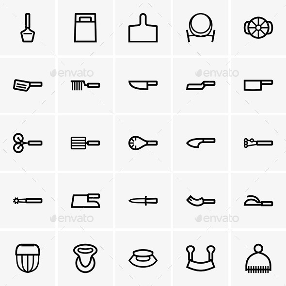 GraphicRiver Knives and Cutting Tools 10357065 GraphicRiver Knives and Cutting Tools 10357065