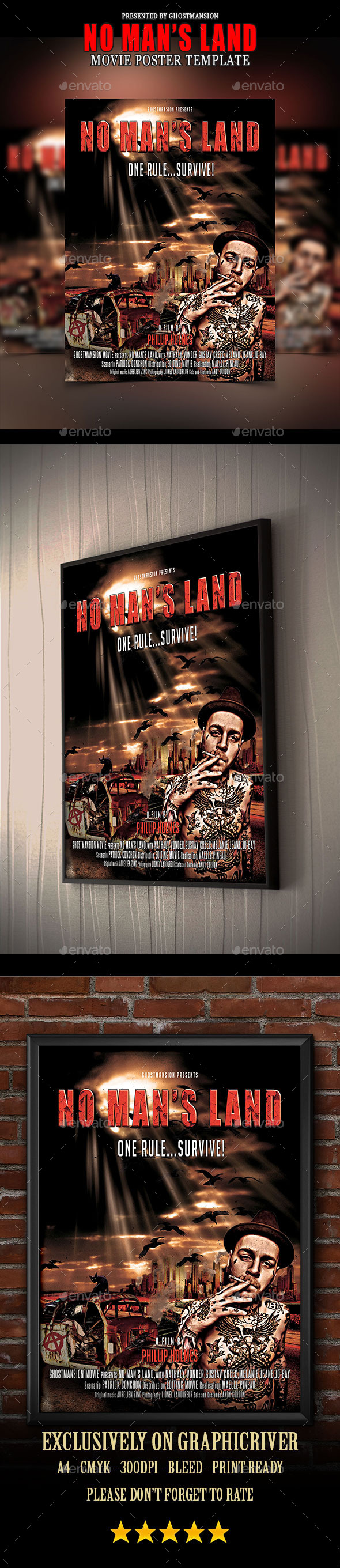 GraphicRiver Movie Poster Template 10357440 GraphicRiver Movie Poster Template 10357440