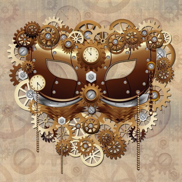 GraphicRiver Steampunk Carnival Party Mask 10358079 GraphicRiver Steampunk Carnival Party Mask 10358079