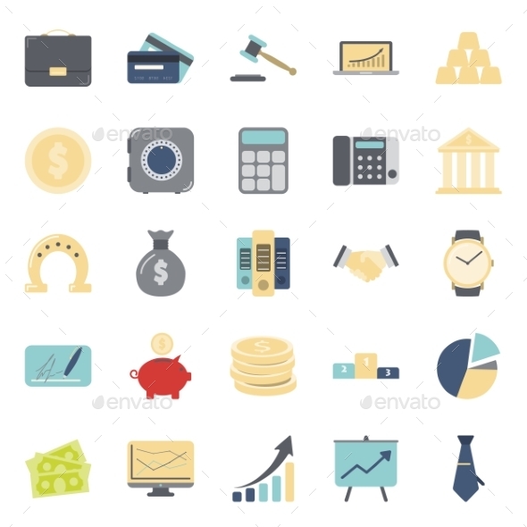 GraphicRiver Buisiness and Finance Icons 10358202 GraphicRiver Buisiness and Finance Icons 10358202