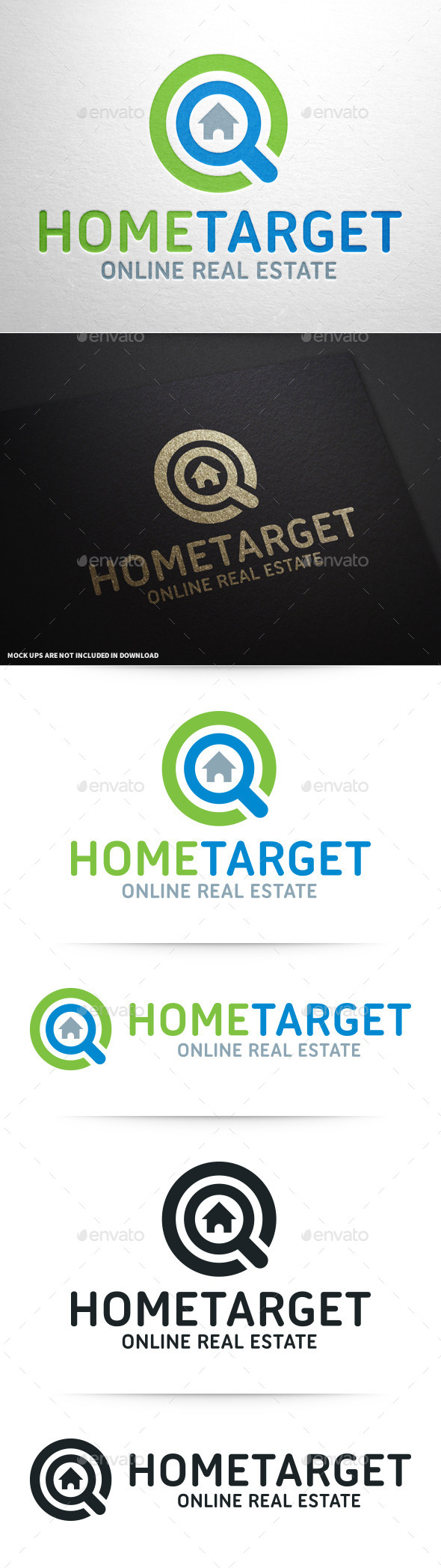 GraphicRiver Home Target Logo Template 10358467 GraphicRiver Home Target Logo Template 10358467