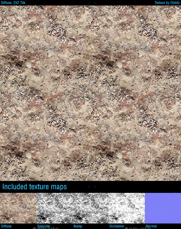 Beach Rock 02 - 3DOcean Item for Sale