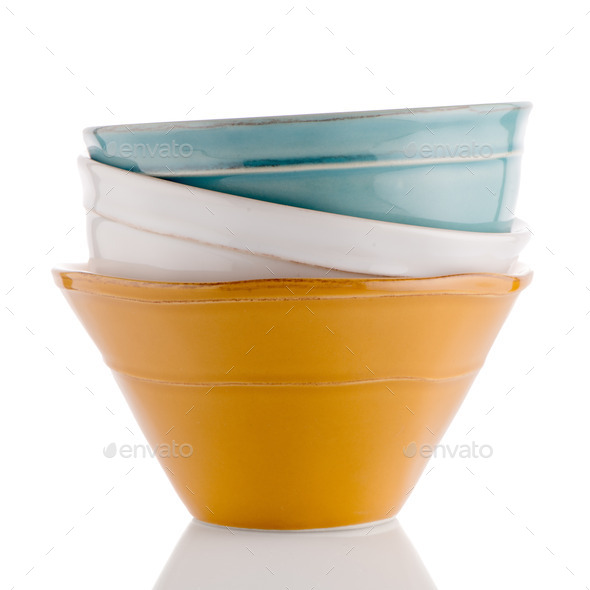 Three colored bowls (Misc) Photo Download