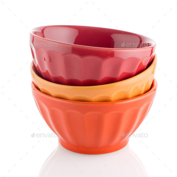 Three colored bowls (Misc) Photo Download