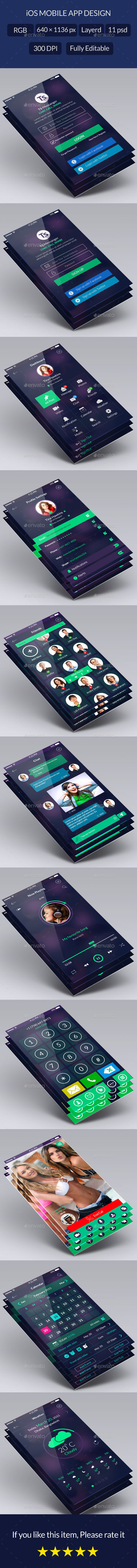 Clean Flat App UI Design Kit Clean Flat App UI Design Kit