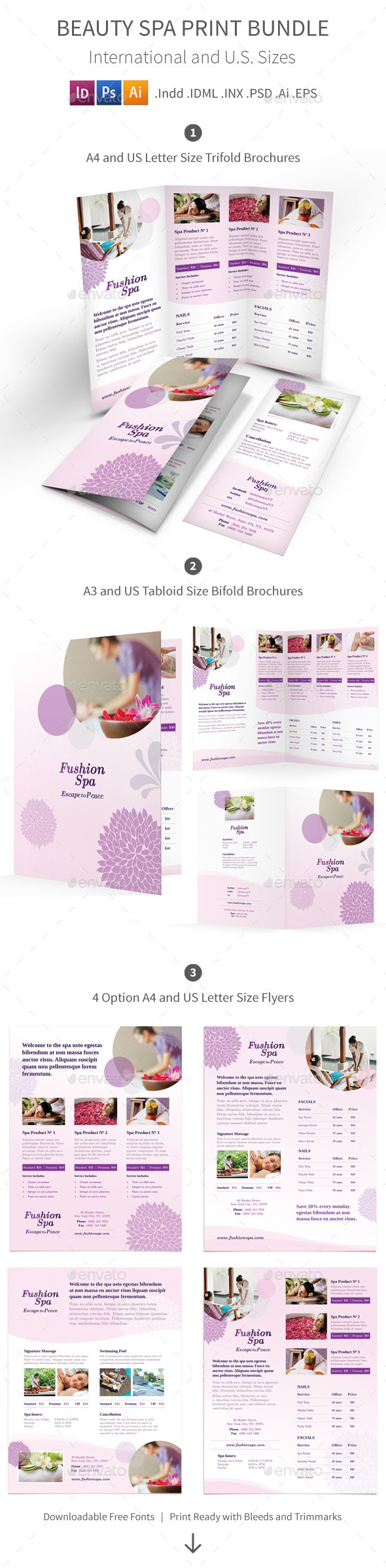 GraphicRiver Beauty Spa Print Bundle 10361161 GraphicRiver Beauty Spa Print Bundle 10361161