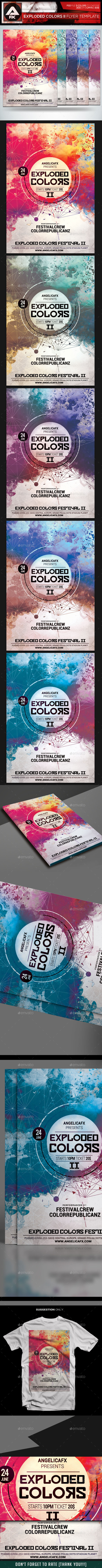 GraphicRiver Exploded Colors II Flyer Template 10362715 GraphicRiver Exploded Colors II Flyer Template 10362715
