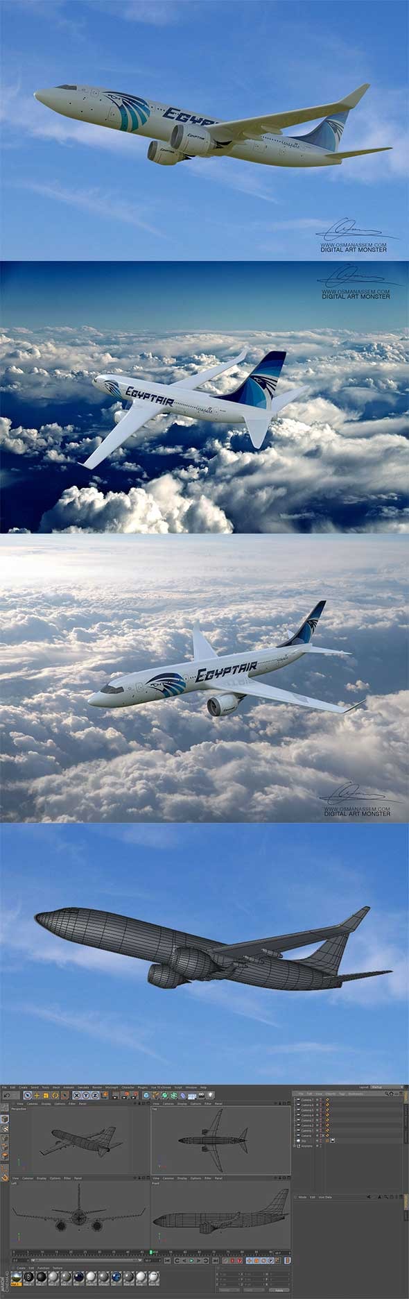 3DOcean 3D Airplane 10362863 3DOcean 3D Airplane 10362863