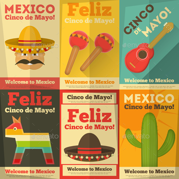GraphicRiver Mexican Posters 10364649 GraphicRiver Mexican Posters 10364649