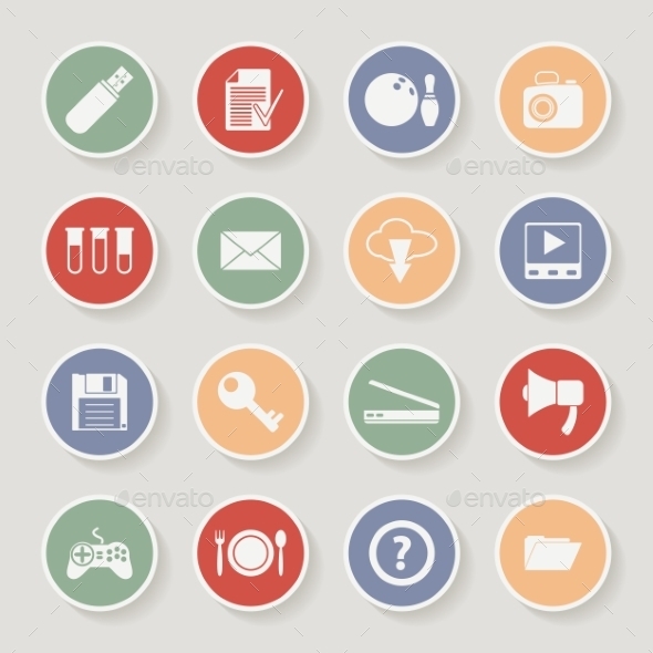 GraphicRiver Universal Round Icons 10365884 GraphicRiver Universal Round Icons 10365884