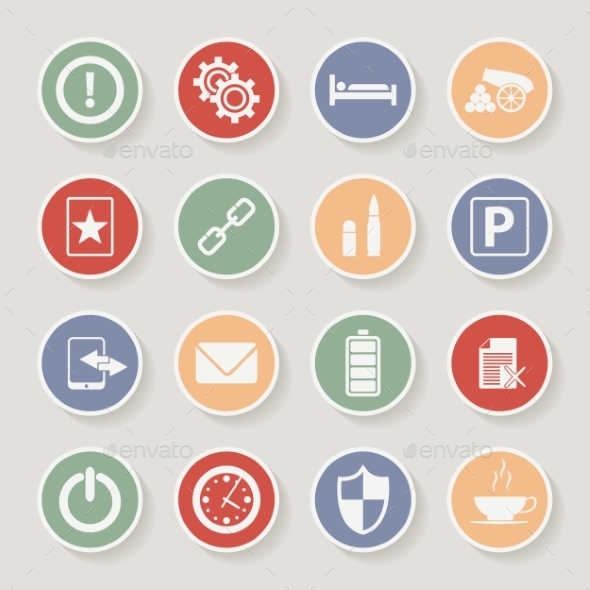GraphicRiver Universal Round Icons 10365901 GraphicRiver Universal Round Icons 10365901