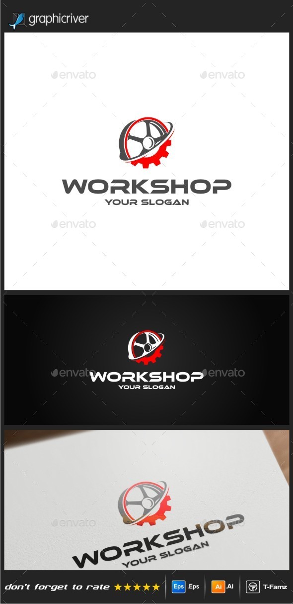 GraphicRiver Work Shop Logo Templates 10366244 GraphicRiver Work Shop Logo Templates 10366244