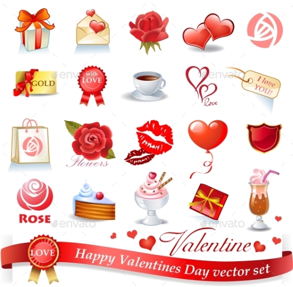 GraphicRiver Valentines Design Elements 10366325 GraphicRiver Valentines Design Elements 10366325