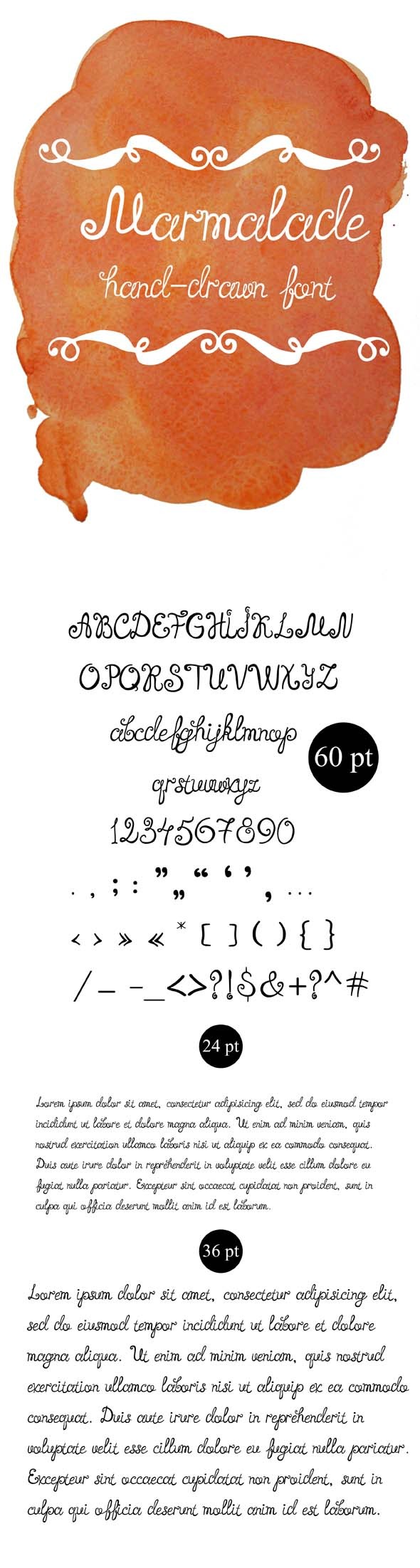 Marmalade Hand-Written Font Marmalade Hand-Written Font