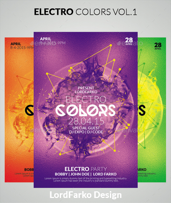 GraphicRiver Electro Colors Vol.1 10367088 GraphicRiver Electro Colors Vol.1 10367088