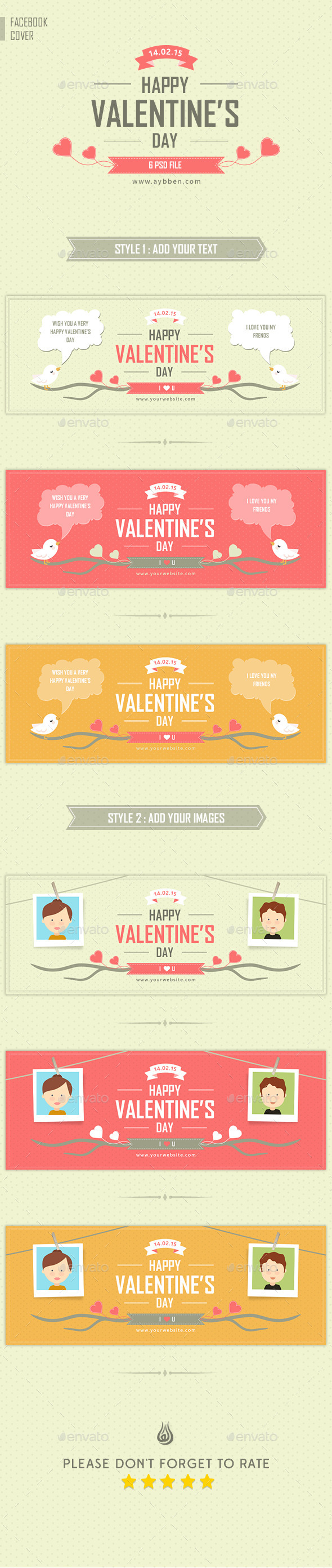 GraphicRiver Valentine s Day Timeline Cover 10368109 GraphicRiver Valentine s Day Timeline Cover 10368109