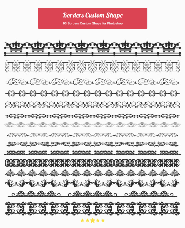 GraphicRiver 96 Borders Custom Shape 10368678 GraphicRiver 96 Borders Custom Shape 10368678