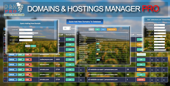 CodeCanyon Advanced Domains and Hostings PRO 10368735