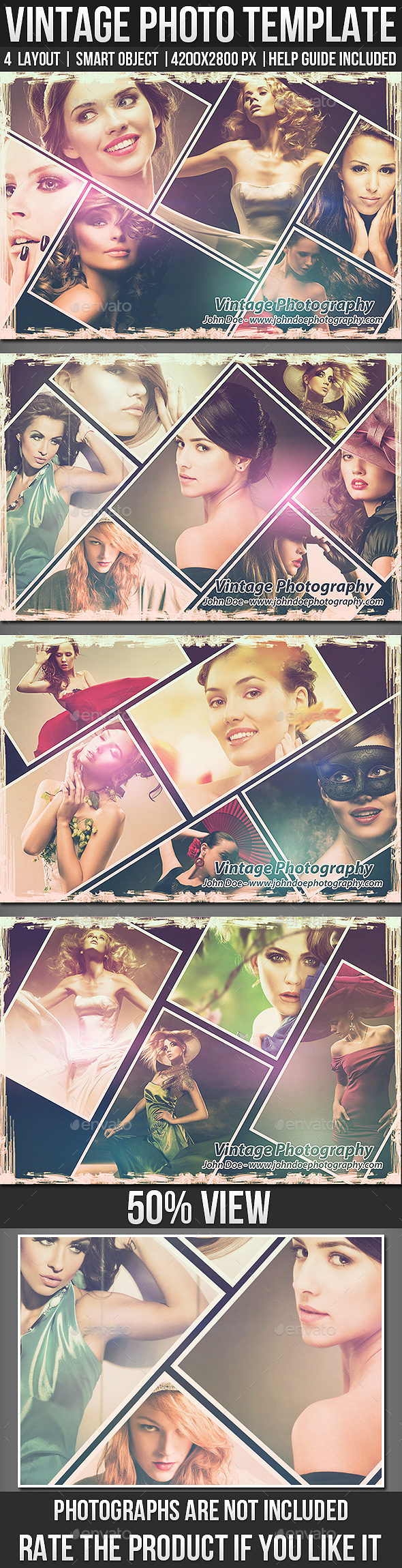 GraphicRiver Vintage Photo Templates 10369037 GraphicRiver Vintage Photo Templates 10369037