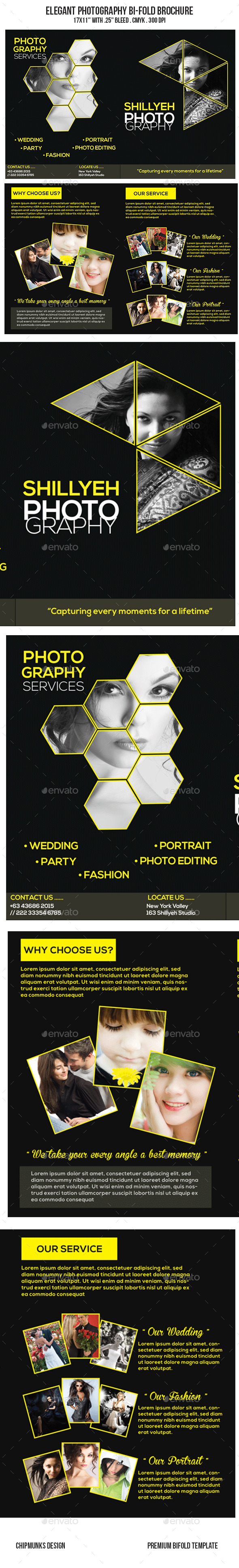 Elegant Photography Bi-Fold Brochure (Portfolio)