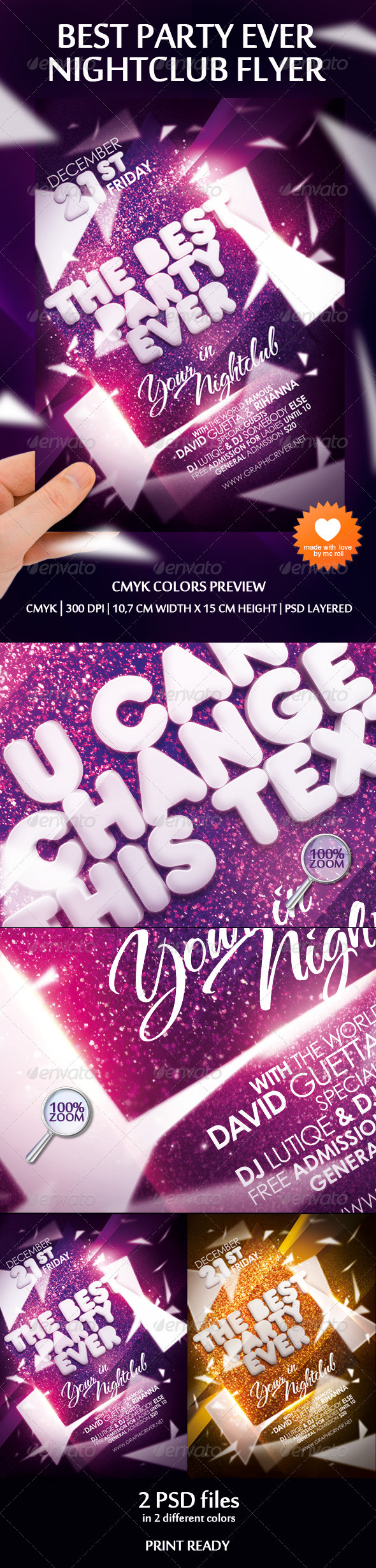 Best Party Ever Nightclub Flyer - Clubs & Parties Events