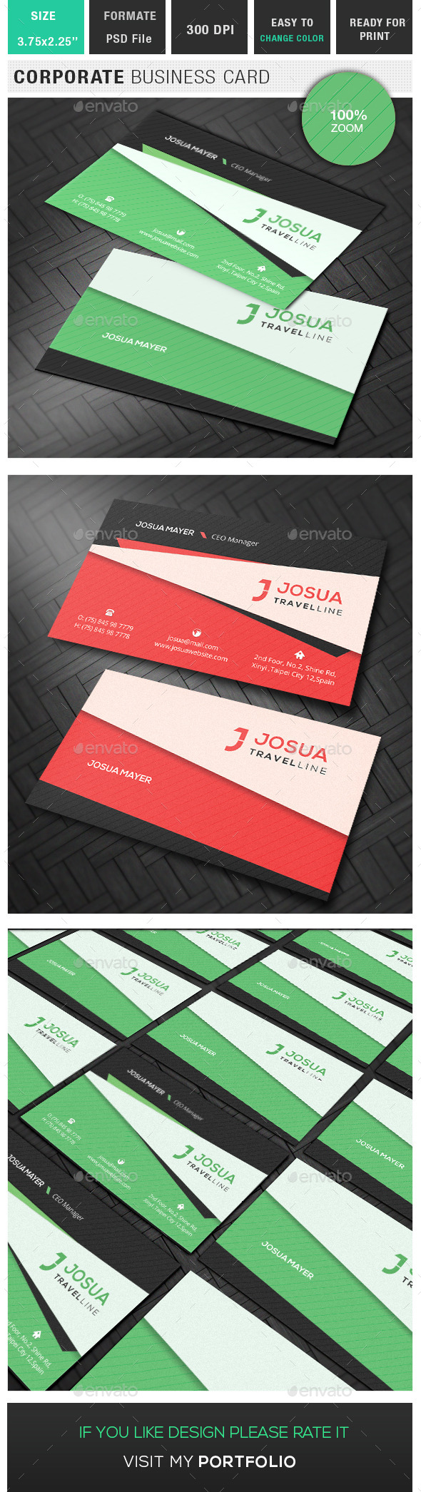 Corporate Business Card Corporate Business Card
