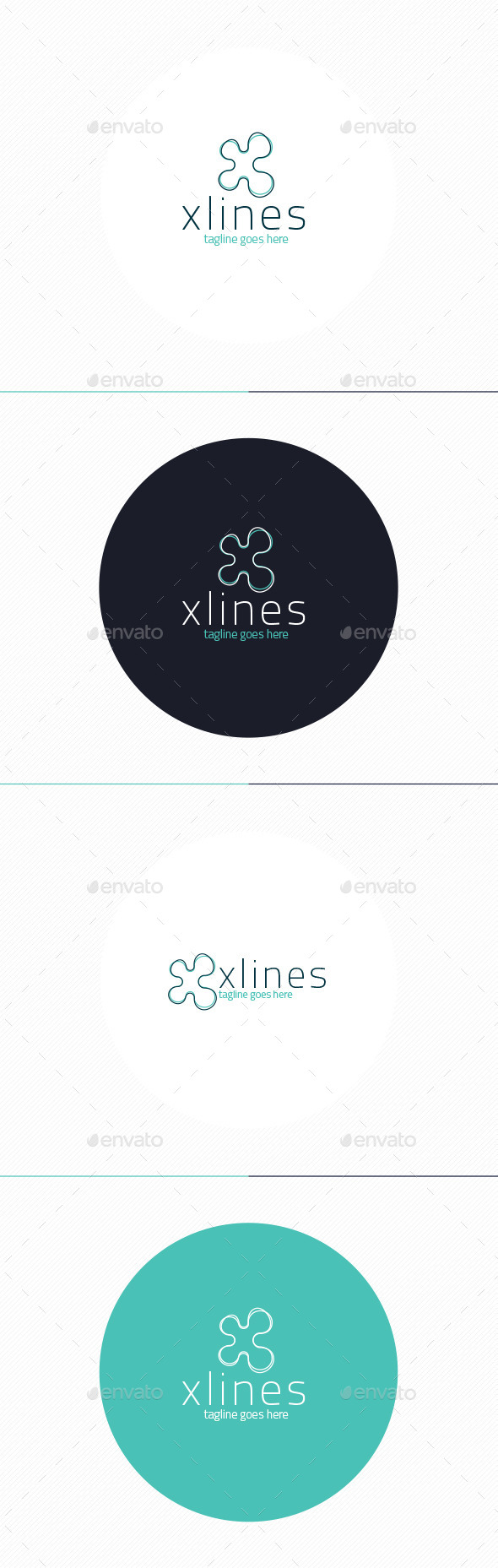 GraphicRiver X Lines Logo Letter X 10373946 GraphicRiver X Lines Logo Letter X 10373946