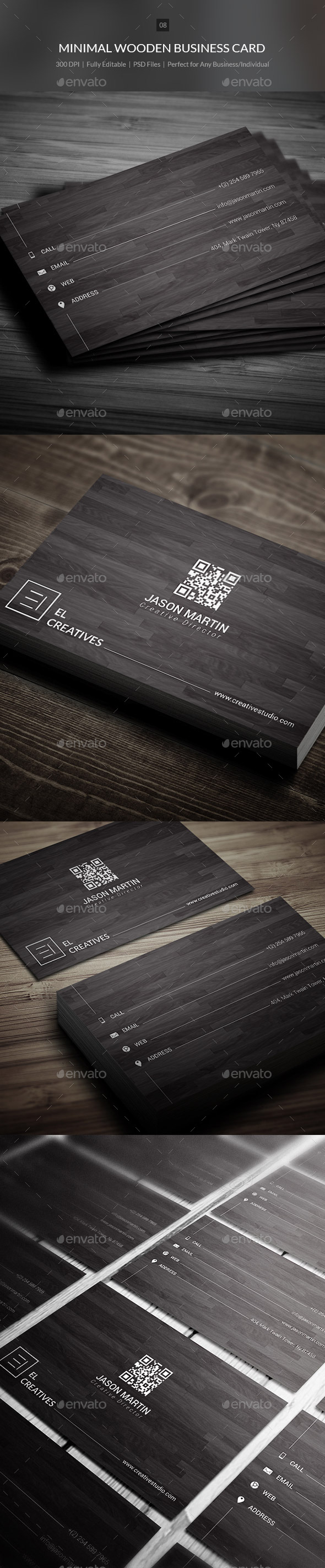 GraphicRiver Minimal Wooden Business Card 08 10374294 GraphicRiver Minimal Wooden Business Card 08 10374294