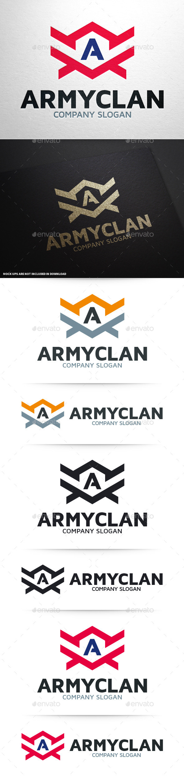 GraphicRiver Army Clan Letter A Logo 10374401 GraphicRiver Army Clan Letter A Logo 10374401