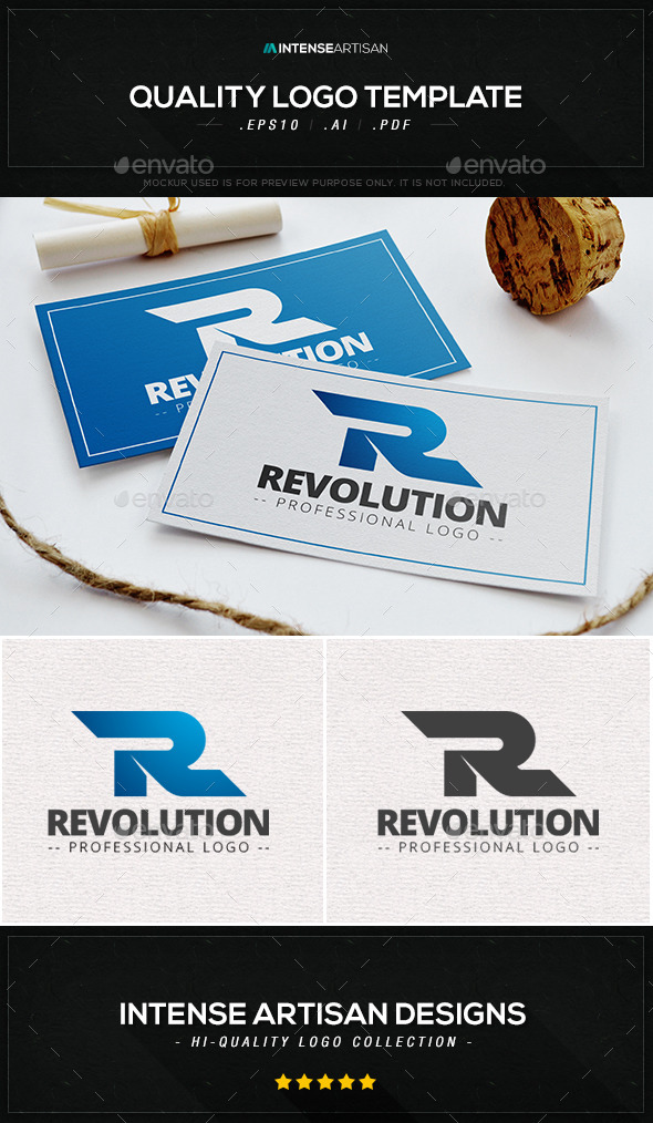 GraphicRiver Revolution Logo Template 10374452 GraphicRiver Revolution Logo Template 10374452