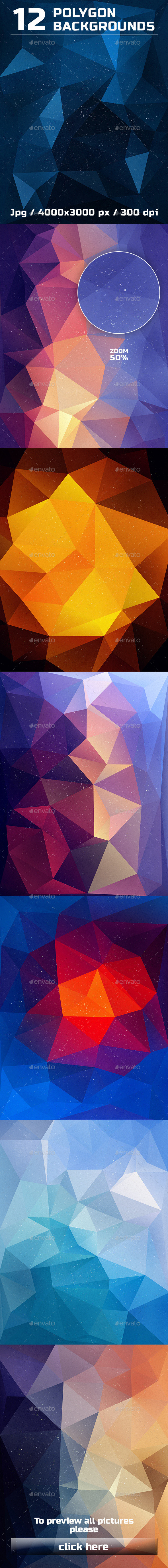 GraphicRiver 12 Polygon Backgrounds Vol 3 10374695 GraphicRiver 12 Polygon Backgrounds Vol 3 10374695