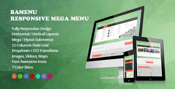 CodeCanyon BAMENU Prestashop Responsive Menu 10377594