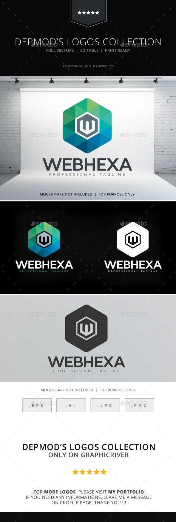 GraphicRiver Web Hexa Logo 10378120 GraphicRiver Web Hexa Logo 10378120