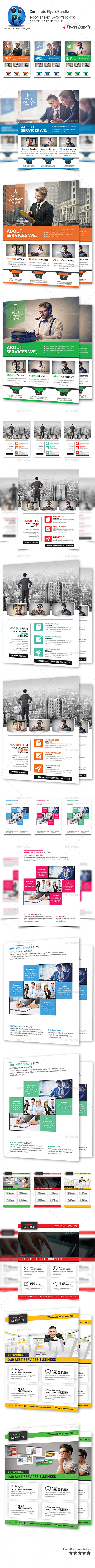 GraphicRiver Corporate Business 4 Flyer Bundle 10379074 GraphicRiver Corporate Business 4 Flyer Bundle 10379074